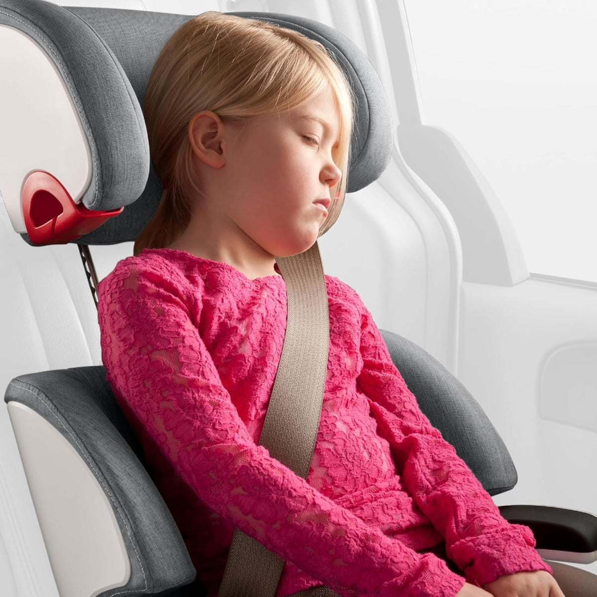 High Back Booster Seat with Adjustable Headrest D1448
