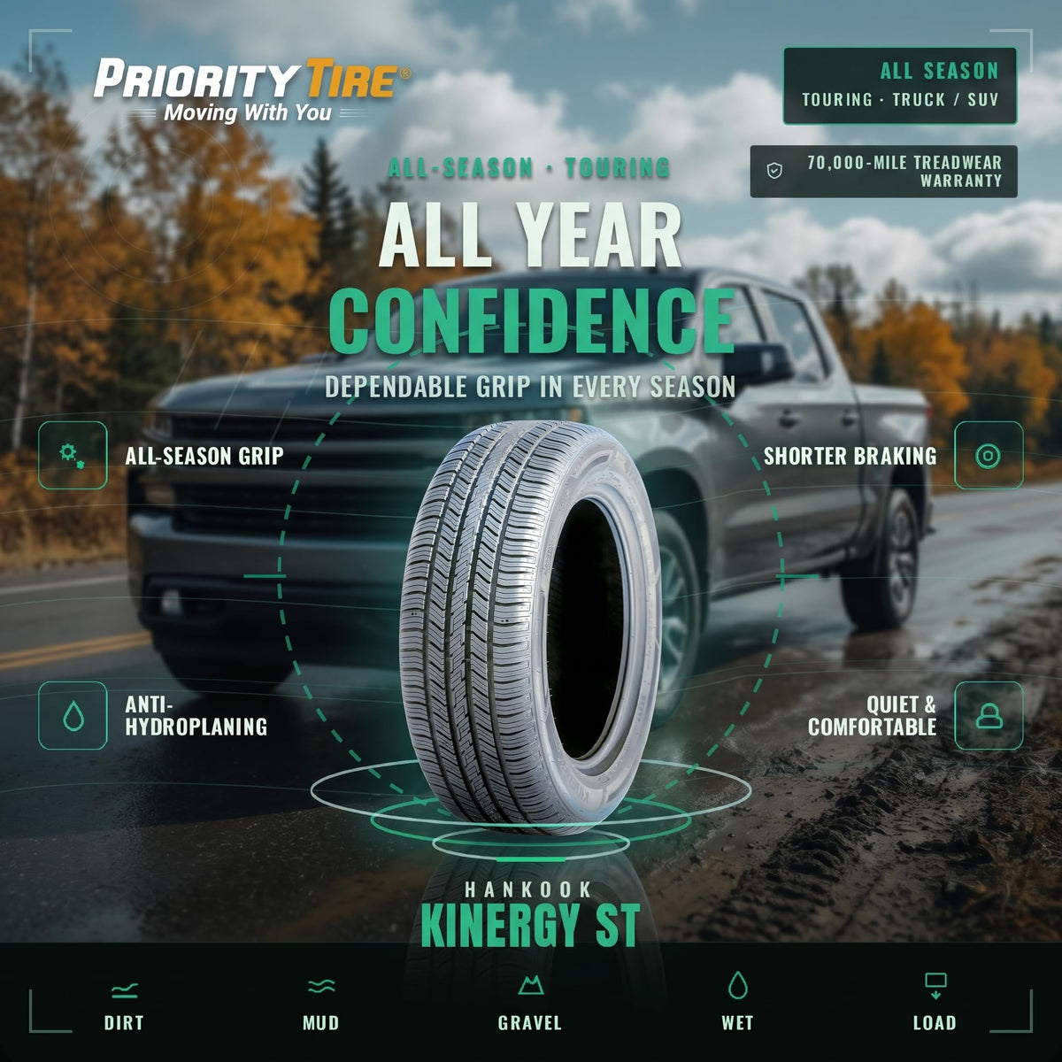 All Season Radial Tire 215/60R16 95H G803087