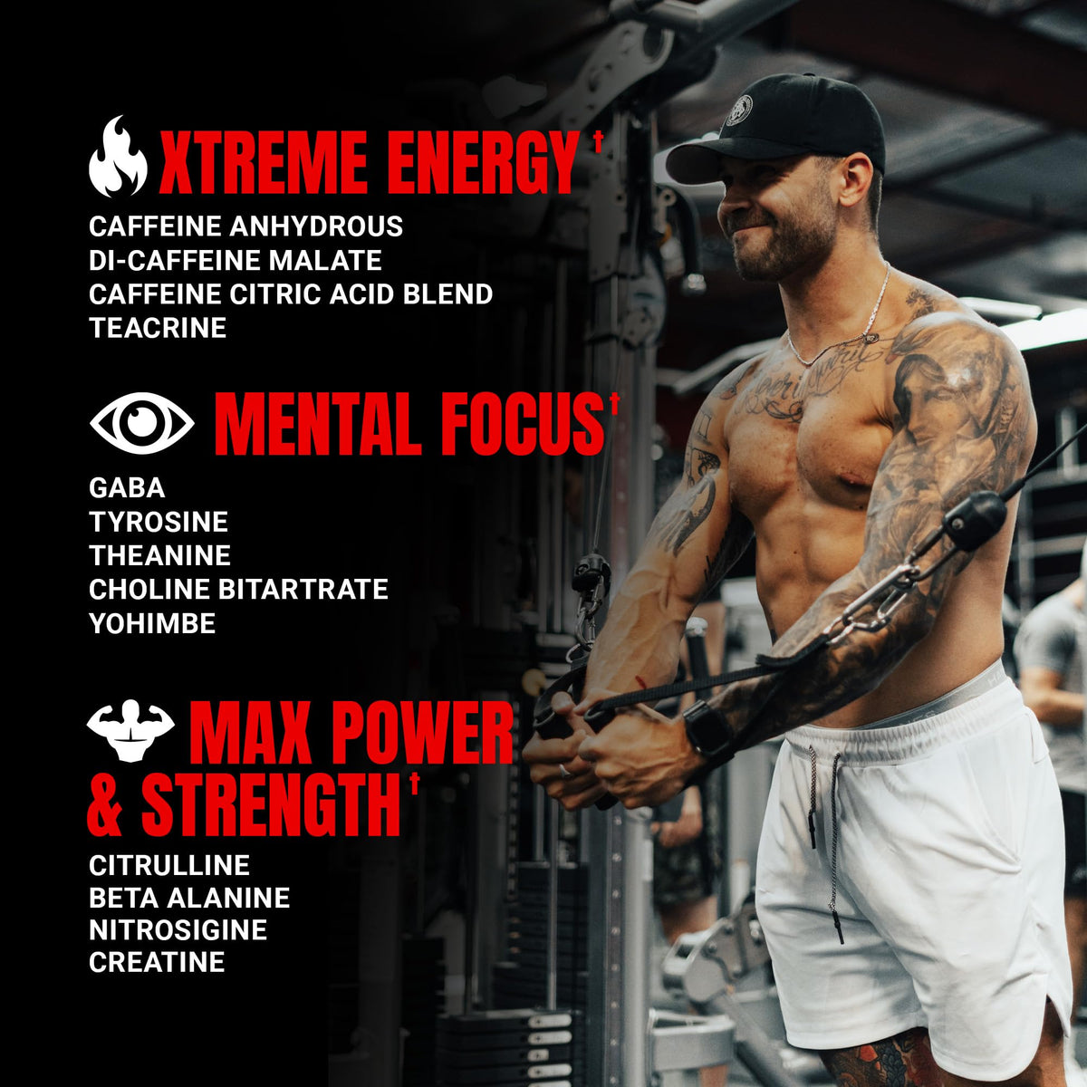 Pre Workout Powder with Creatine Y180