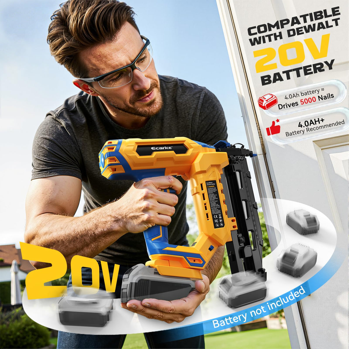 16 Gauge Cordless Straight Brad Nailer H8143