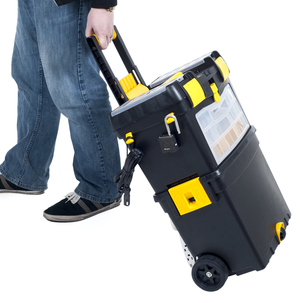 Portable Stackable Toolbox with Wheels and Drawers O128