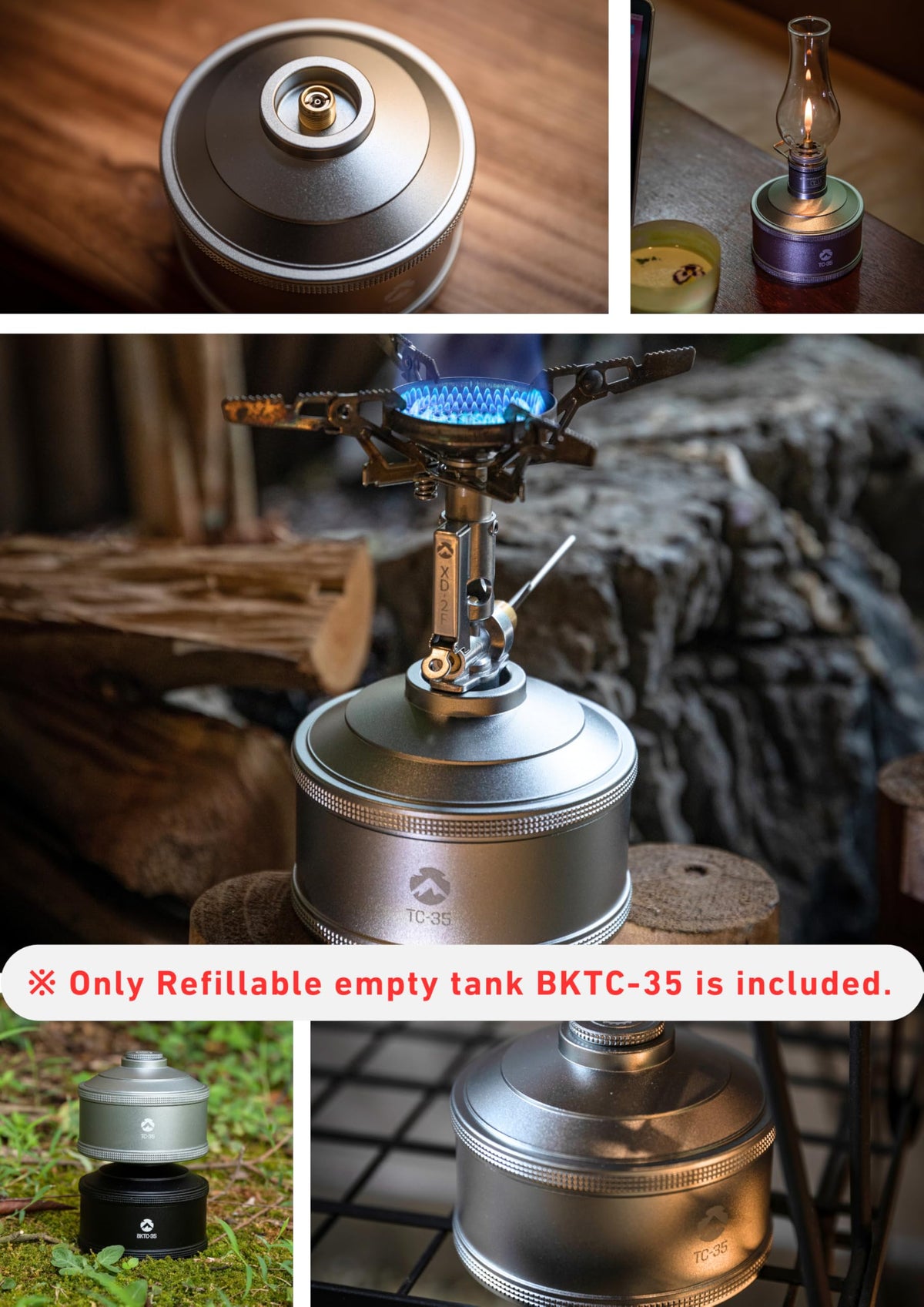 Empty Refillable Gas Canister 110g C734