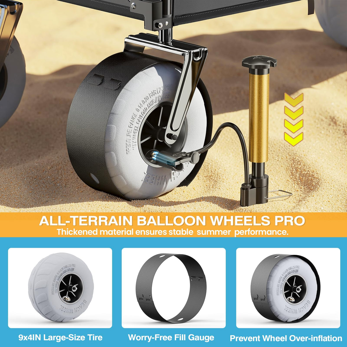 240L Beach Wagon with Balloon Wheels X813
