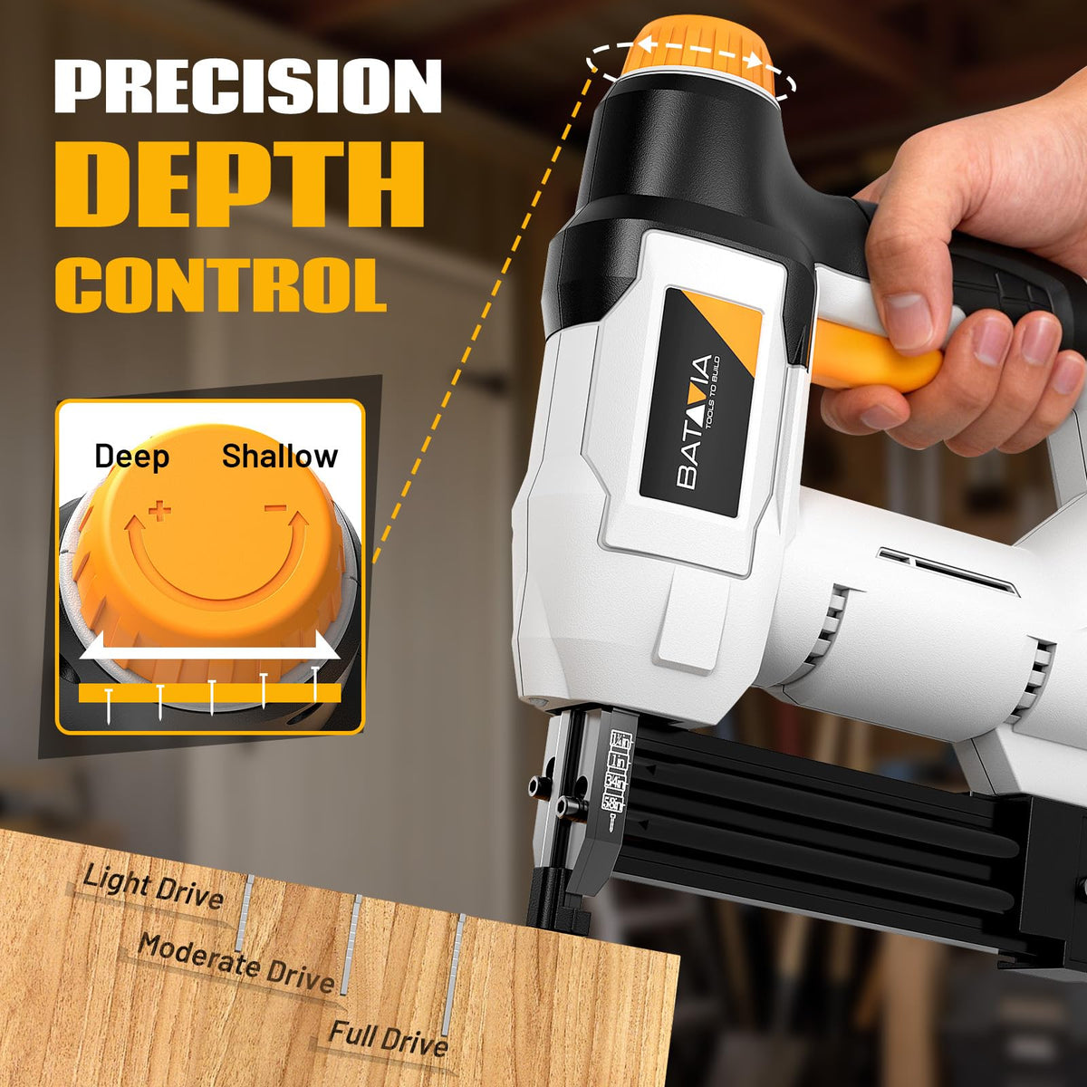 20V Cordless 18GA 2-in-1 Brad Nailer & Stapler O835