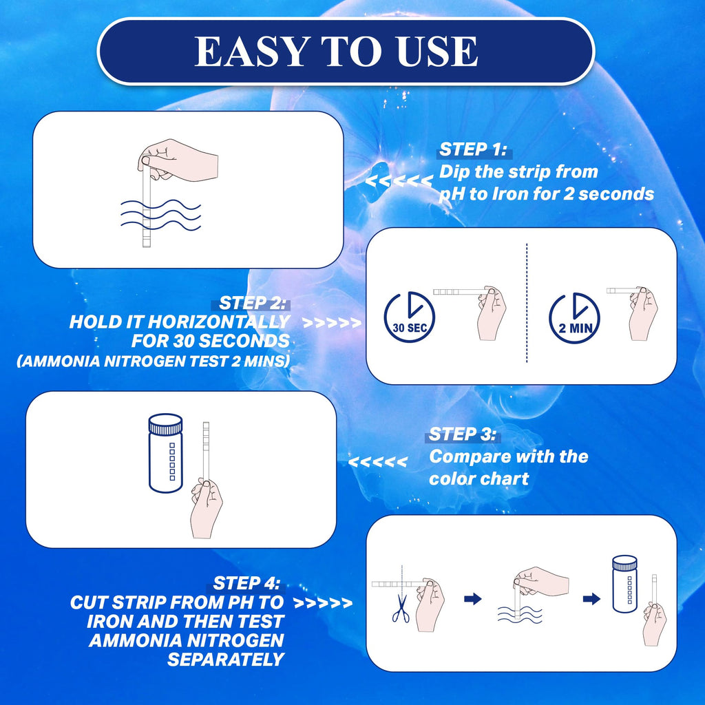 Aquarium Water Test Kit 9-in-1 W485