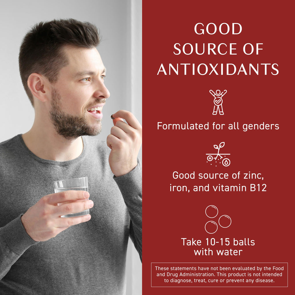 Black Garlic Supplement with Vitamin B, 6.4 Ounce Bottle, Pack of 2 G803