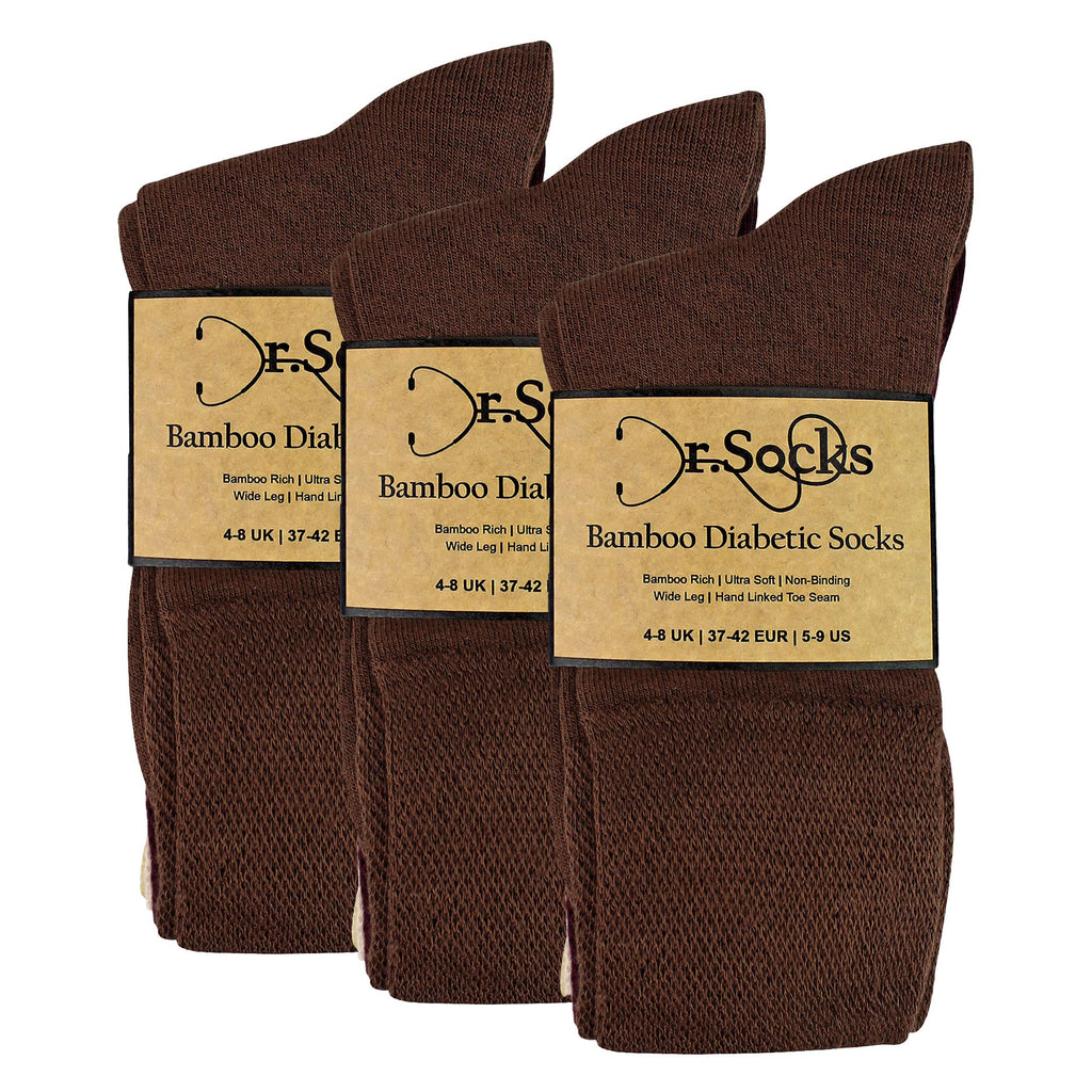 12 Pairs Womens Seamless Diabetic Socks V447786