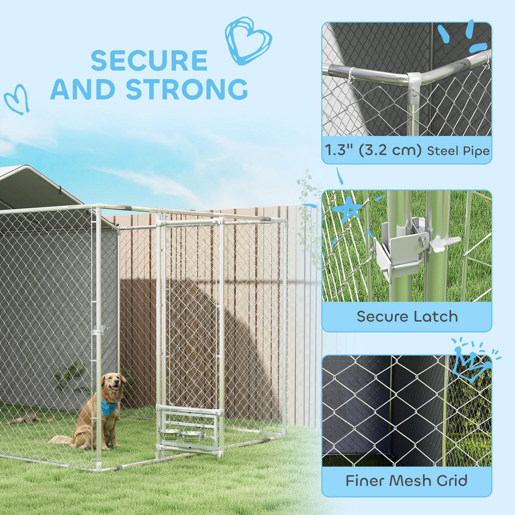 Large Outdoor Dog Kennel 13' x 7.5' x 7.5' G15976