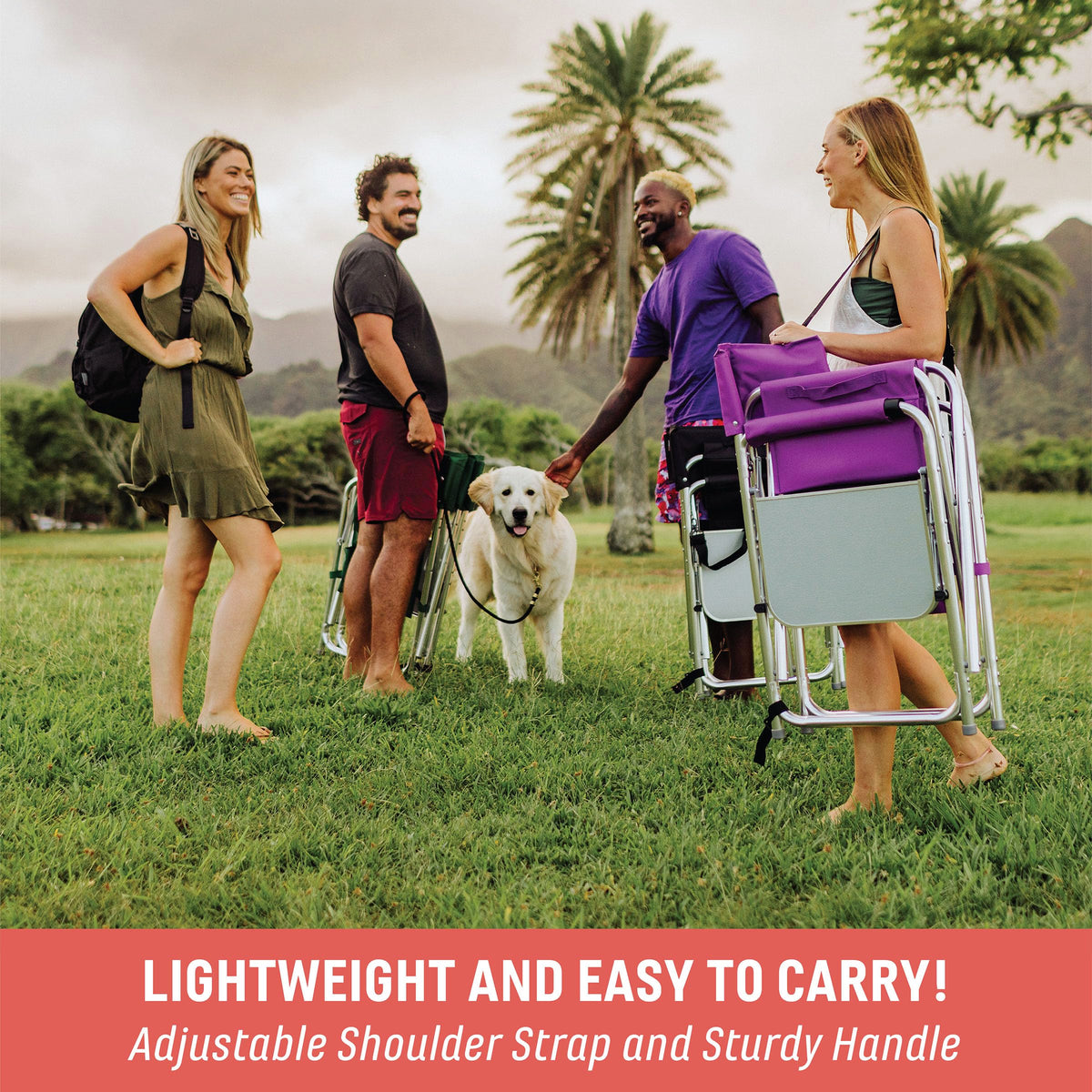 Lightweight Aluminum Folding Outdoor Camping Chair with Side Table F73021