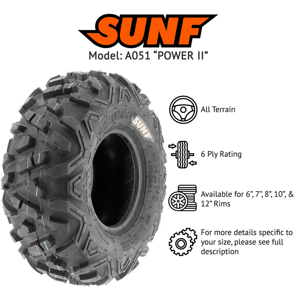 19x7-8 18x9.5-8 Tubeless 6 Ply S91917