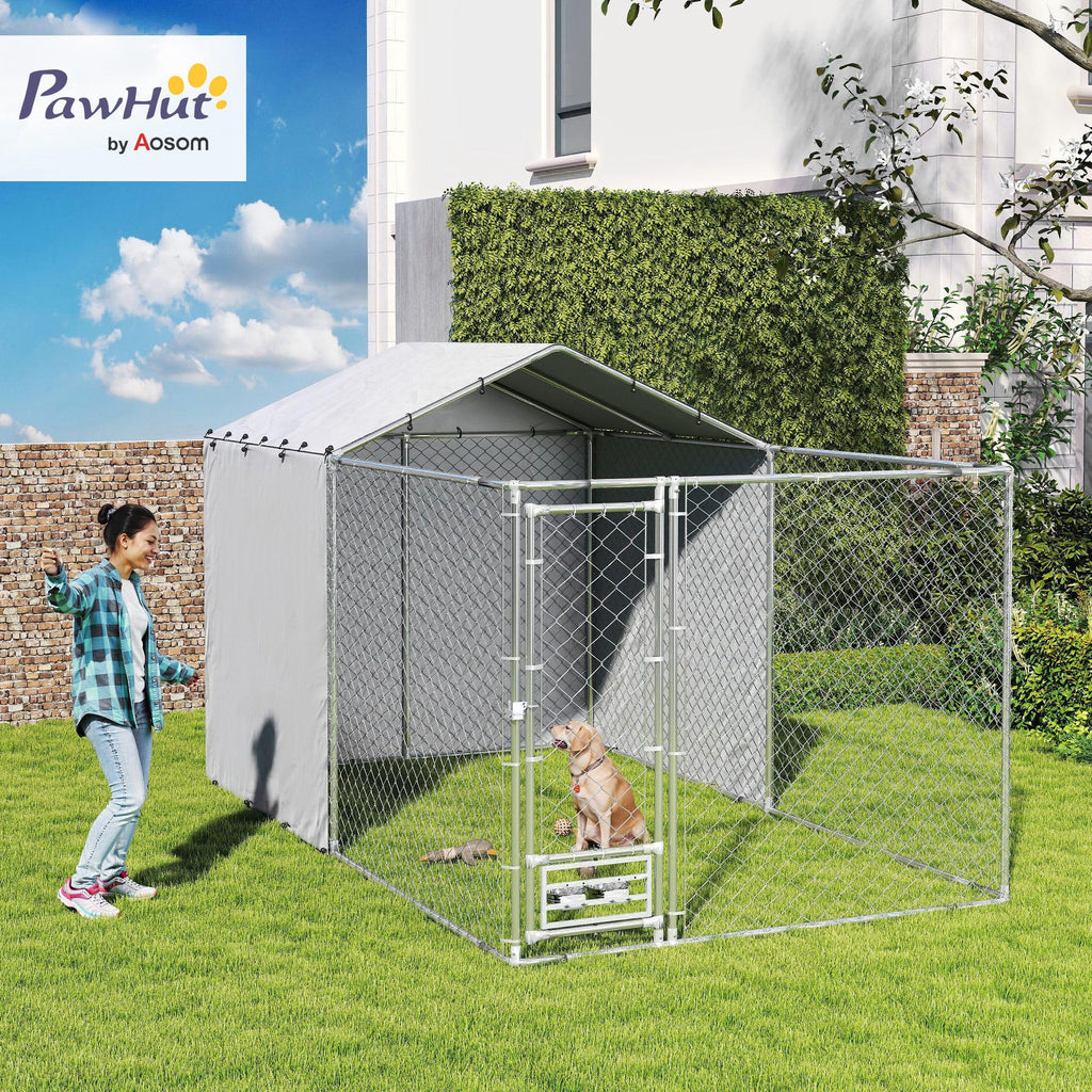 Large Outdoor Dog Kennel 13' x 7.5' x 7.5' G15976